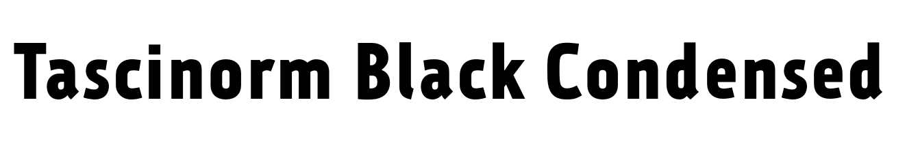 Tascinorm Black Condensed